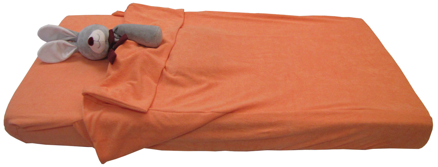 Drap housse sac de couchage éponge stretch 60 x 120 cm