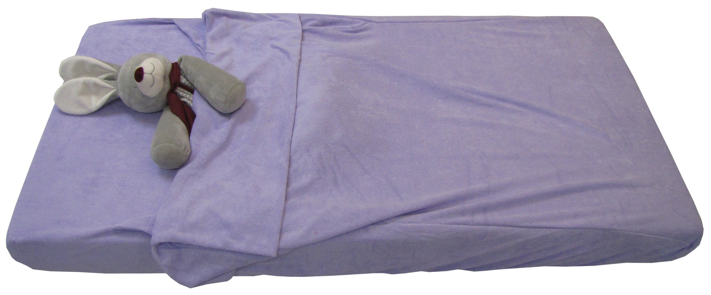 Drap housse sac de couchage éponge stretch 60 x 120 cm