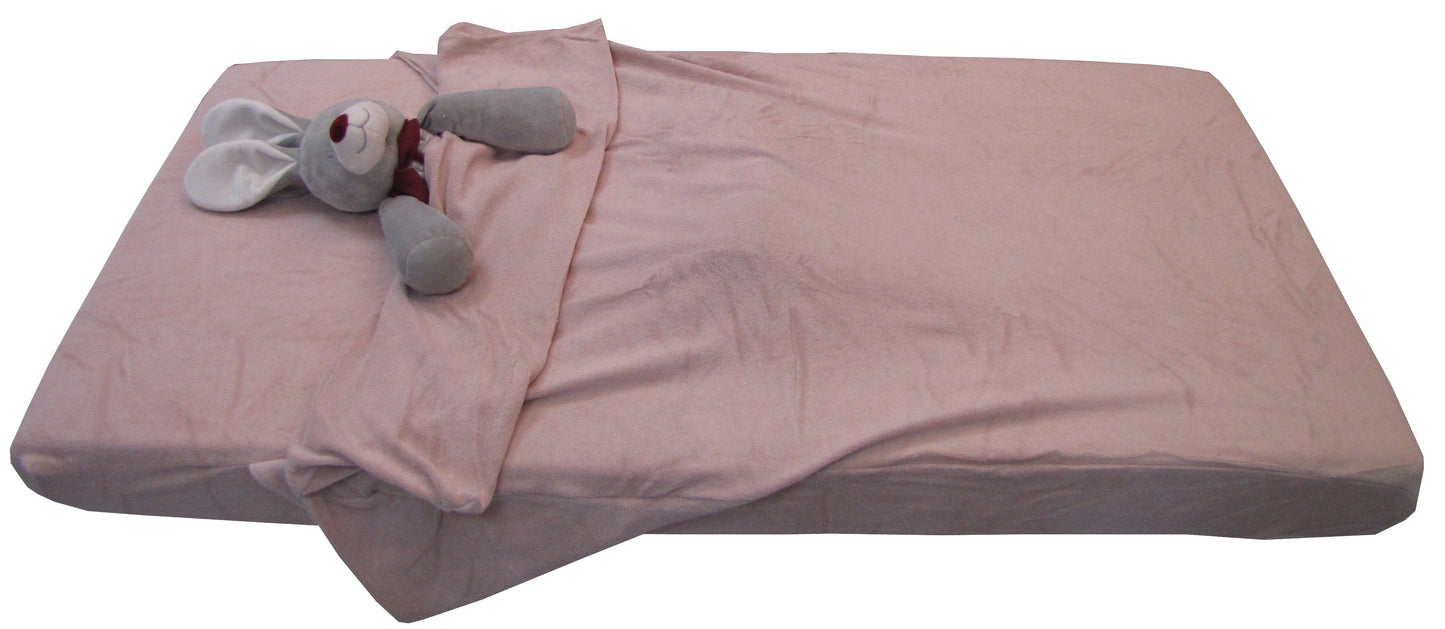Drap housse sac de couchage éponge stretch 60 x 120 cm