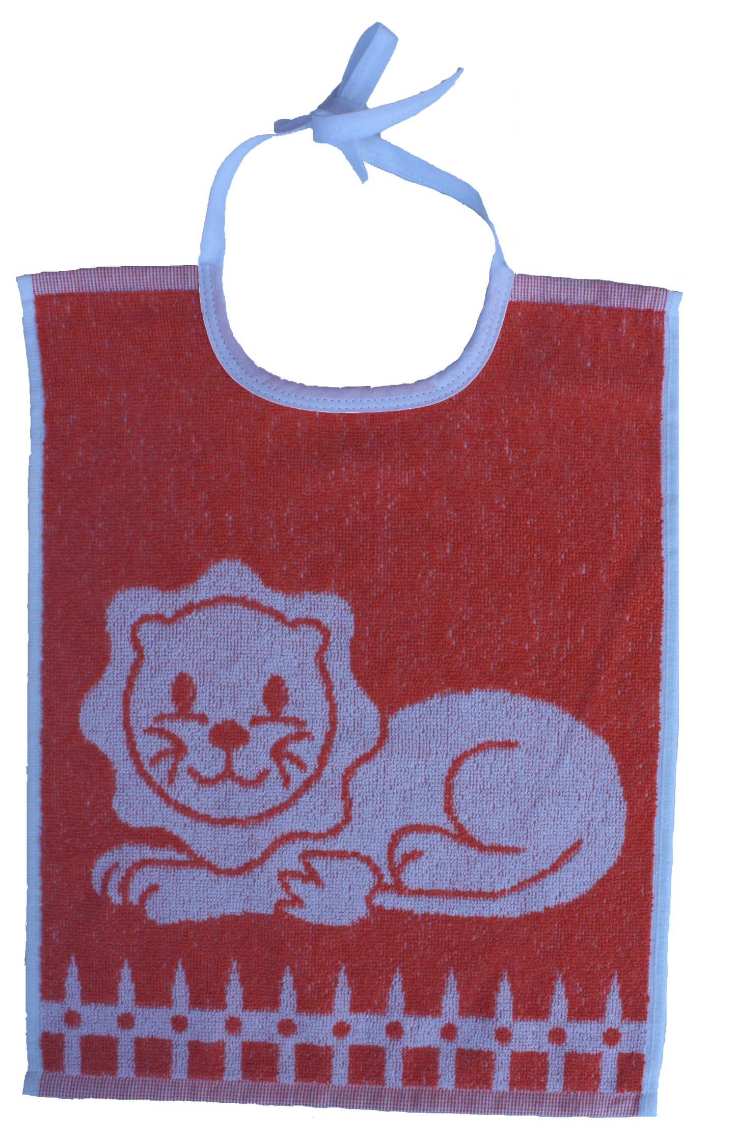 Bavoir lacettes 30 x 40 cm Lion