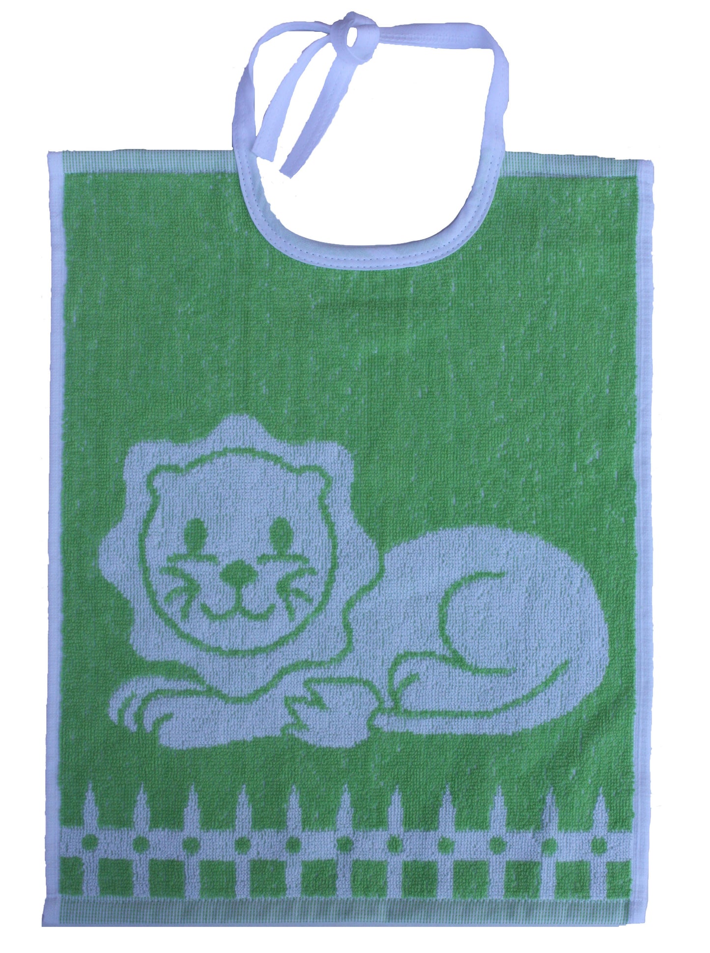 Bavoir lacettes 30 x 40 cm Lion