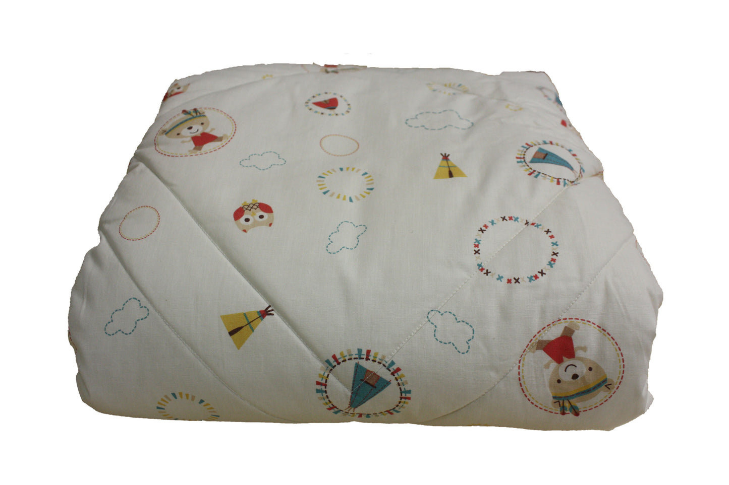 Couverture matelassée piquée 70 x 120 cm Indien