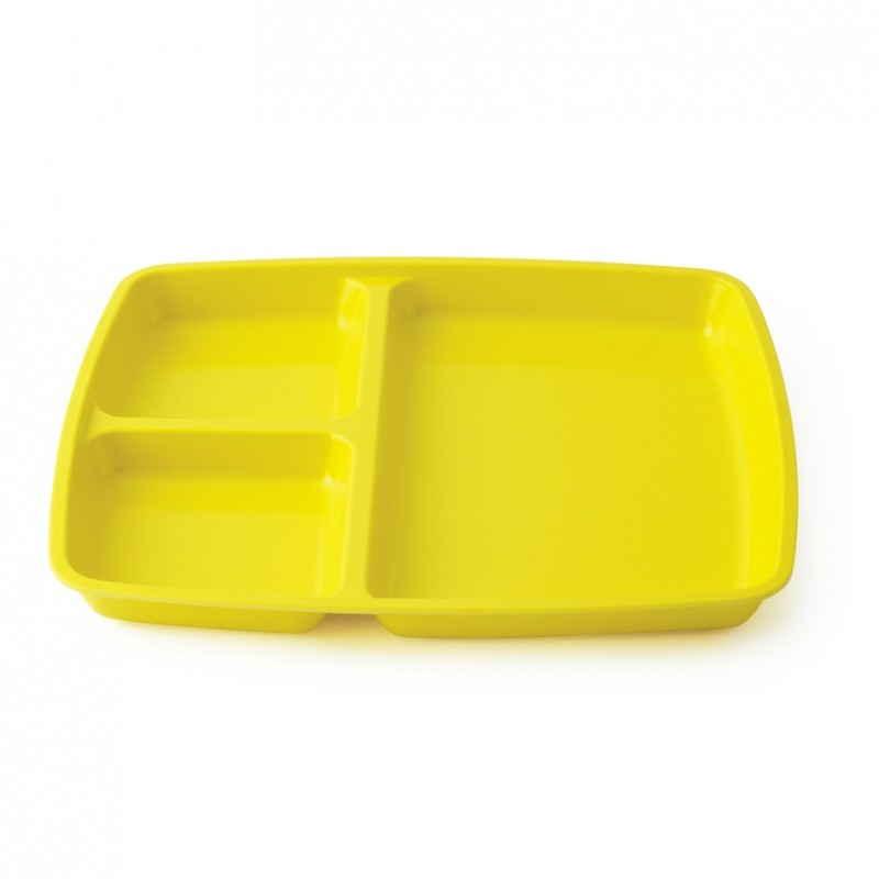 Plateau repas 3 compartiments lot de 6