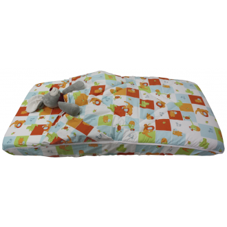 Drap housse sac de couchage matelassé 60 x 120 cm