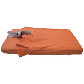 Drap housse sac de couchage éponge stretch 60 x 120 cm