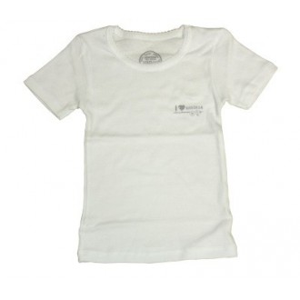 T-shirt Blanc  Love Absorba