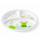 Assiette 3 compartiments lot de 12