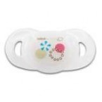 Lot de 2 Sucettes Dental Safe 0/12 mois Blanc