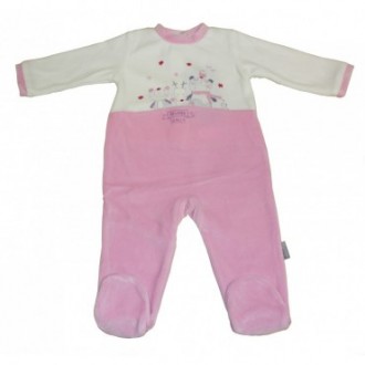 Pyjama velours Absorba Family Fille