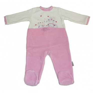 Pyjama velours Absorba Family Fille