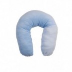 Coussin d'allaitement dehoussable Bleu 170 cm