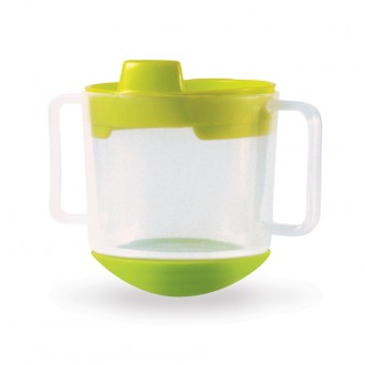 Tasse inversable jaune