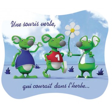 Set de table Souris Verte