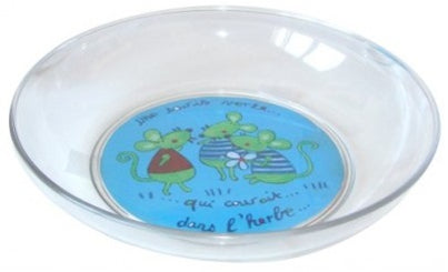 Assiette Souris Verte copolyester lot de 12