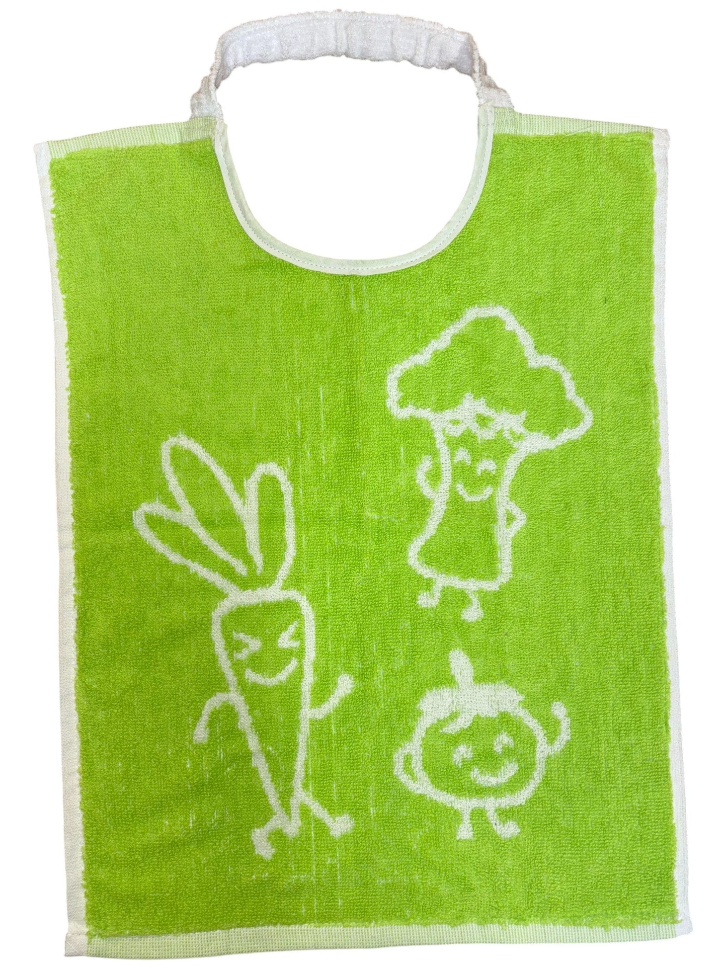Bavoir collerette 35 x 45 Légumes